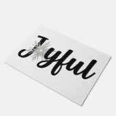 嬉しい ドアマット (アングル)