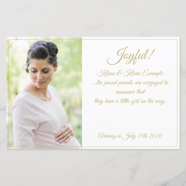 嬉しい！ – 大きな期待 (正面)