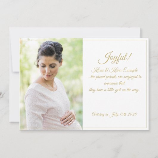 嬉しい！ – 大きな期待 (正面)