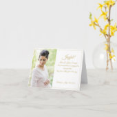 嬉しい！ – 大きな期待 カード (黄色い花)