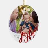 嬉しい|陶磁器のオーナメント セラミックオーナメント (右)