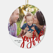 嬉しい|陶磁器のオーナメント セラミックオーナメント (左)