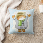 嬉しいWInter猫 クッション (ブランケット)