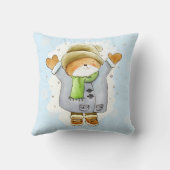 嬉しいWInter猫 クッション (裏面)