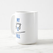 嬉しくて堪らない コーヒーマグカップ (正面左)