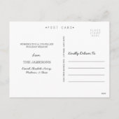 嬉しくストライプな休日の写真の郵便はがき シーズンポストカード (裏面)