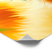 嬉しそうな子猫 ポスター (角)