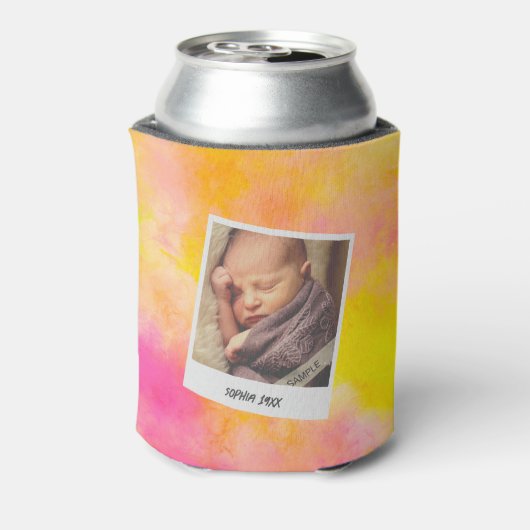 嬉しカスタムい30歳の誕生日の写真 缶クーラー (缶裏面)