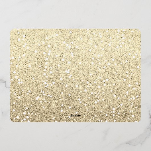 嬉し結婚したくモダンクラシック結婚の写真 箔シーズンカード (裏面)