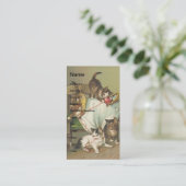 子いけな猫 名刺 (スタンド正面)