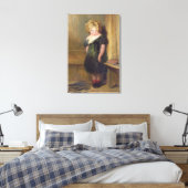 子いけな(キャンバス上の油) キャンバスプリント (インサイチュ (寝室))