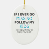 子おもしろいどもたちもしに行く恋しく思ことがある親 セラミックオーナメント (正面)