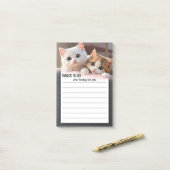 子おもしろいネコTo Doリスト ポストイット (デスク上)