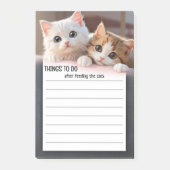 子おもしろいネコTo Doリスト ポストイット (正面)