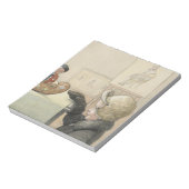 子おもしろい供のおもちゃ仲間 ノートパッド (回転)