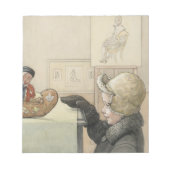 子おもしろい供のおもちゃ仲間 ノートパッド (正面)