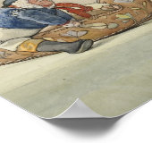 子おもしろい供のおもちゃ仲間 ポスター (角)