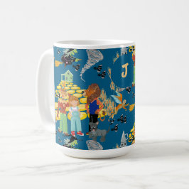 子おもしろい供キャラクター コーヒーマグカップ