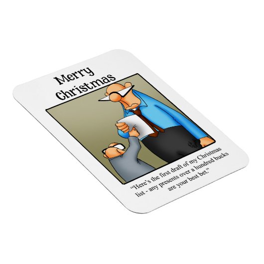 子おもしろい供クリスマスリストユーモア磁石ギフト マグネット (右側)