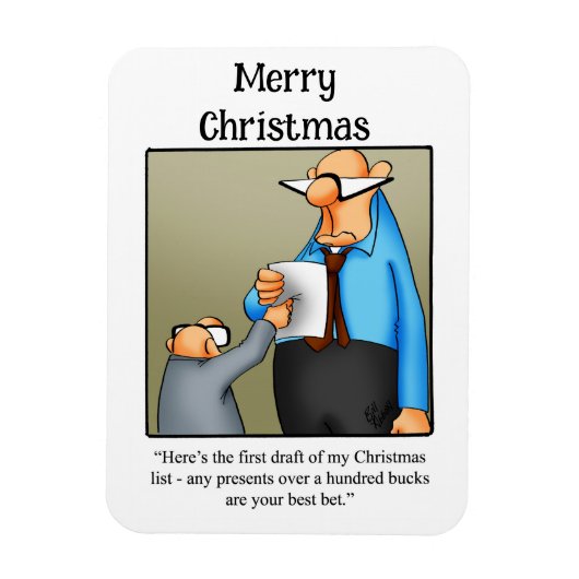 子おもしろい供クリスマスリストユーモア磁石ギフト マグネット (縦)