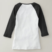 子おもしろい供Vs大人タイポグラフィ引用文 Tシャツ (レイダウン裏面)