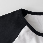 子おもしろい供Vs大人タイポグラフィ引用文 Tシャツ (詳細 - 首 (黒))