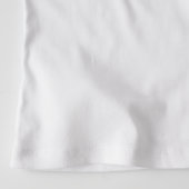 子おもしろい供Vs大人タイポグラフィ引用文 Tシャツ (詳細 - 縁(黒))