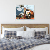 子おもしろい天 キャンバスプリント (インサイチュ (寝室))