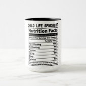 子おもしろい生活専門栄養事実 マグカップ (中央)