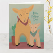 子お気に入りの母の日のグリーティングカード カード (黄色い花)