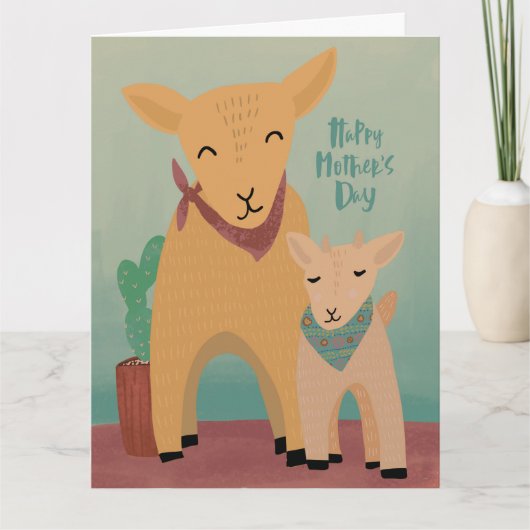 子お気に入りの母の日のグリーティングカード カード (正面)