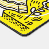 子お洒落猫の少女 デスクマット (コーナー)