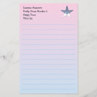 子かわいらし供用紙 便箋