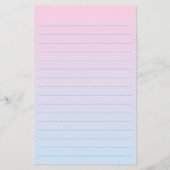 子かわいらし供用紙 便箋 (裏面)