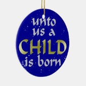 子が生まれ聖なる書物、 経典オーナメント セラミックオーナメント (右)