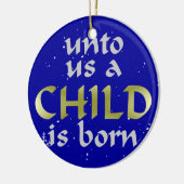 子が生まれ聖なる書物、 経典オーナメント セラミックオーナメント (左)