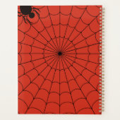 子すごいども向け青と赤のマンパターン プランナー手帳 (裏面)