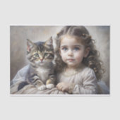 子と子のポートレートの分離 薄葉紙 (正面)