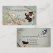 子と家族のセラピスト 名刺 (正面/裏面)