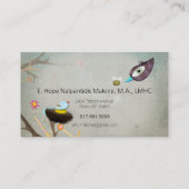 子と家族のセラピスト 名刺 (裏面)