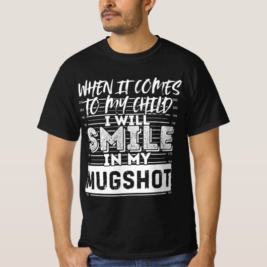 子どうにも来おれはスマイルする Tシャツ (正面)