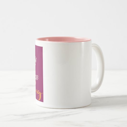 子どお気に入りのも与えがこのマグマの贈り物  ツートーンマグカップ (正面右)