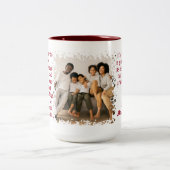 子どもおもしろいからの母の日のメッセージ ツートーンマグカップ (中央)