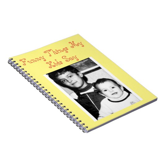 子どもおもしろいが言うかわいいスパイラルノート ノートブック (右側)