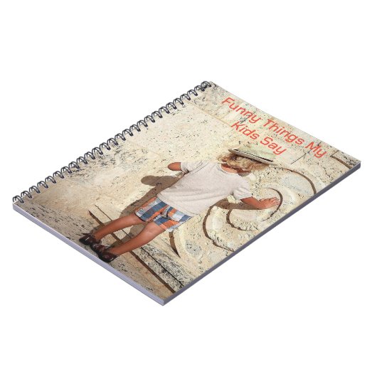 子どもおもしろいが言うかわいいスパイラルノート ノートブック (左側)