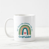 子どもからお孫さんのための虹 コーヒーマグカップ (左)