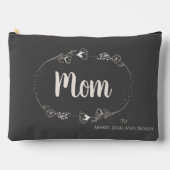 子どもからお母さんのための単純な野花 アクセサリーポーチ (正面)