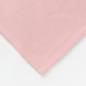 子どもがあなたの両親に従う – 列3:20 Pink フリースブランケット (角)