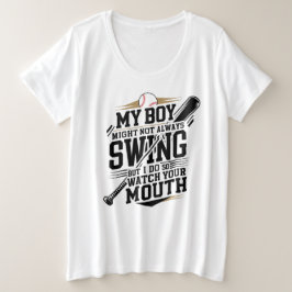 子どもがいつも揺れるとは限らないが僕はそうする プラスサイズTシャツ