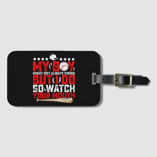 子どもがいつも揺れるとは限らないが見ておこう ラゲッジタグ (正面横)